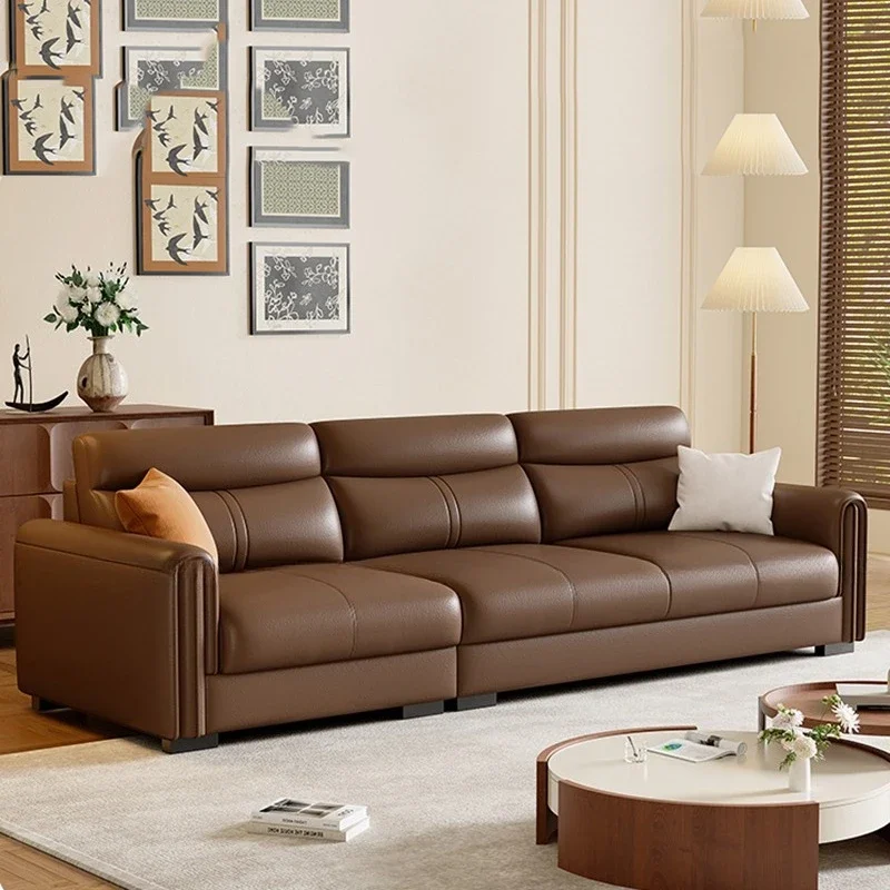 Interior Fashion Sectional Living Room Sofas Couch Leather Pouf Living Room Sofas Modern Individual Muebles Postmodern Furniture