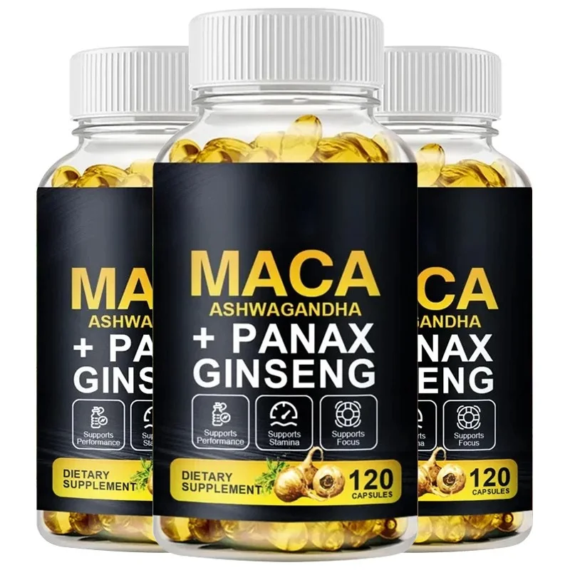 Ashwagandha Extract Root - Capsule di Radice di Maca con