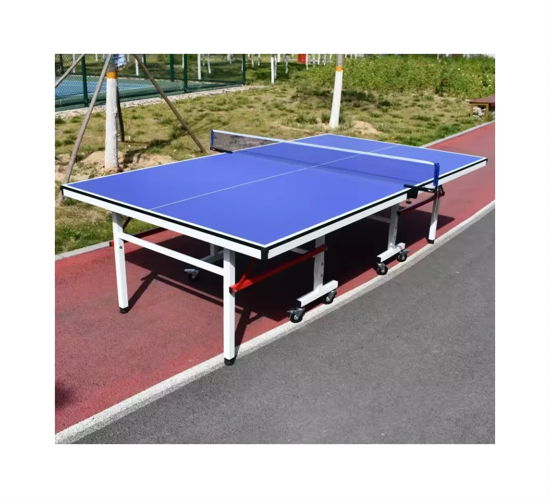Professional Customized Folding Table Tennis Table With Wheels Pingpong Table 25mm Top