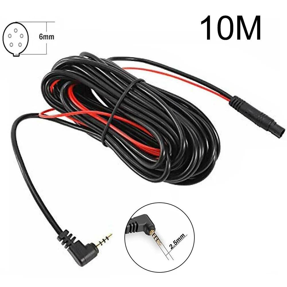 10m 32 8ft Extension Wire Cord 5 Pin For Car DVR Backup Rear View Camera Compatible With 12V 24V Trucks Campers Trailers Buses
