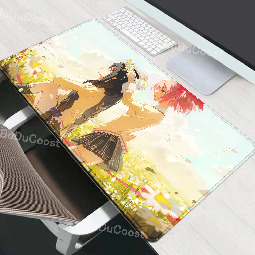 Anime MAGICAL GIRL MADOKA mousepad INS Tide Large Cartoon Anime Gaming teclado mouse pad Keyboard Mouse Mats DeskMat Accessories