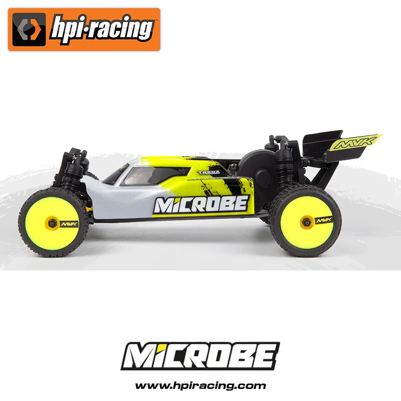 HPI MVK MiCROBE 2WD عربات التي تجرها الدواب 1/24 مقياس الكهربائية على الطرق الوعرة RC سيارة كاملة الوظائف التحكم عن بعد لعبة مجسمة للسيارة #6