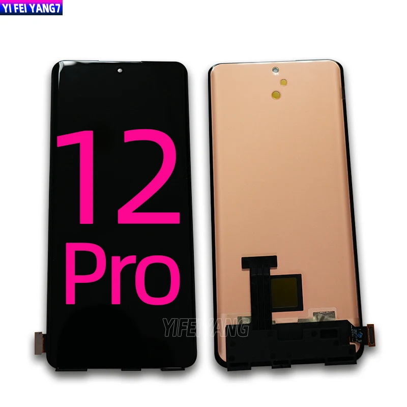 AMOLED For Xiaomi 12 Pro 5G LCD 2201122G Display Touch Screen Digitizer Assembly For Mi 12 Pro Oled 2201122C