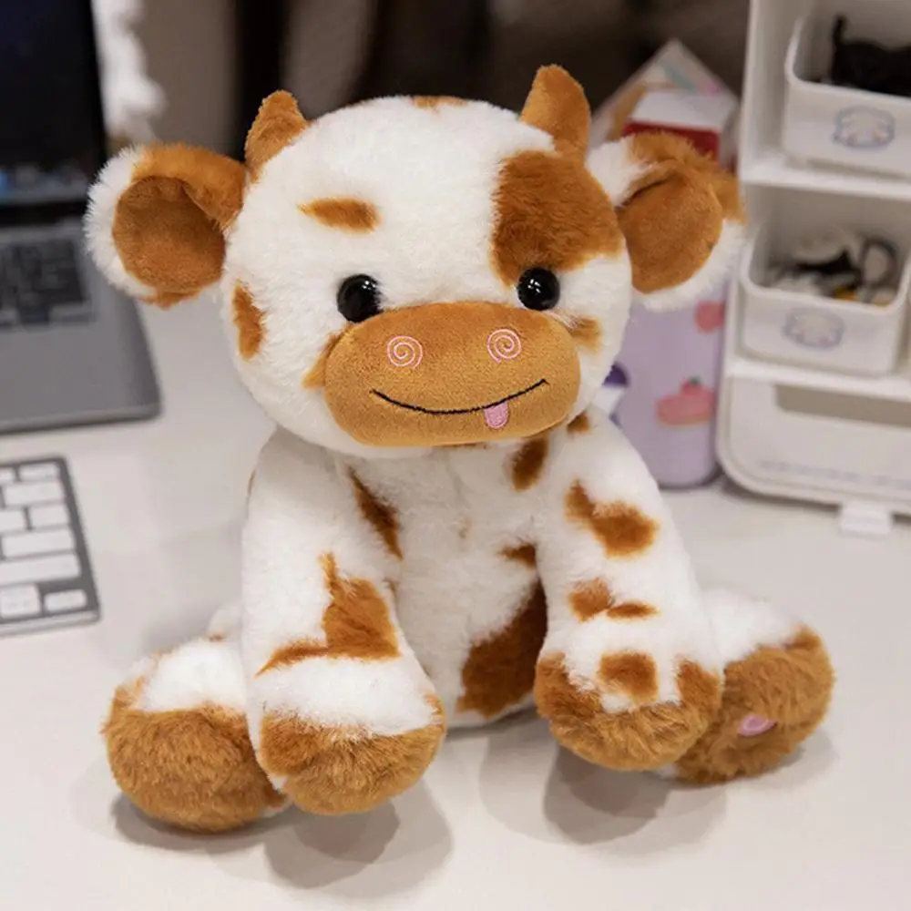 Birthday Gift Glowing Cow Plush Toy Adorable Soft Stuffed Animals Cow Doll for Boys Girls