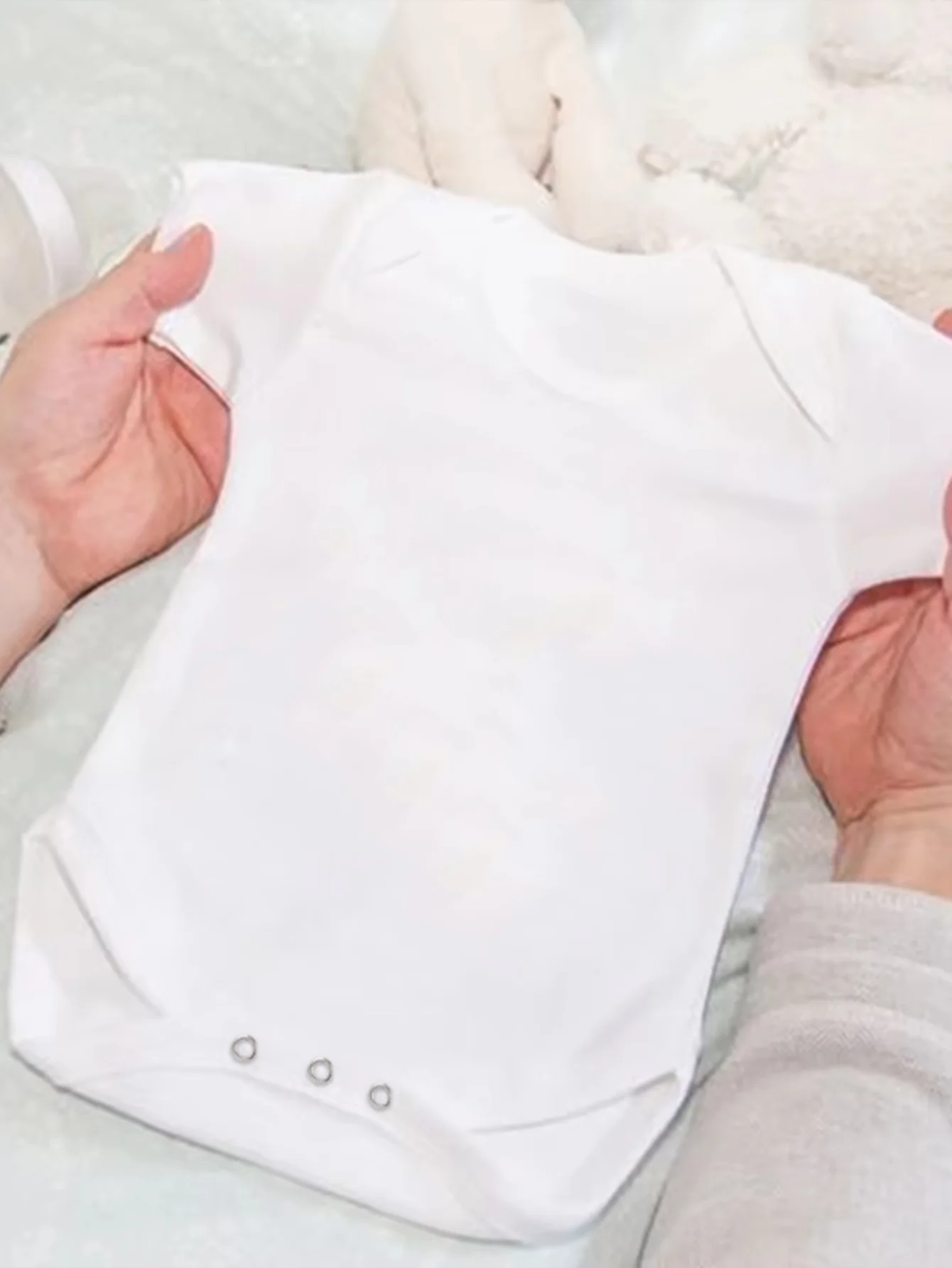 5PCS Baby Bodysuits in Bulk Cool Fabric Spring Summer with Triangle Design Round Neck Short Sleeves Base Layer Clothing Outdoor