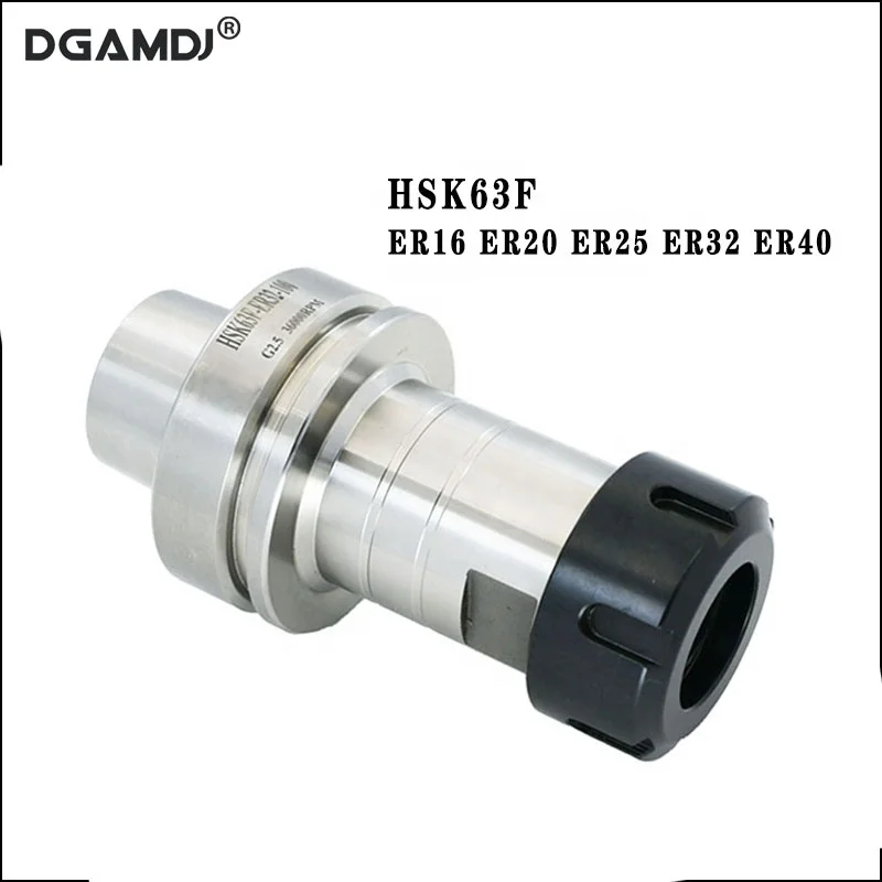 حامل أدوات خاص طبطبات الطحن Er Sk كوليت تشاك Hsk 63f F63 Hsk63f حامل أدوات لآلة التصنيع باستخدام الحاسب الآلي #6