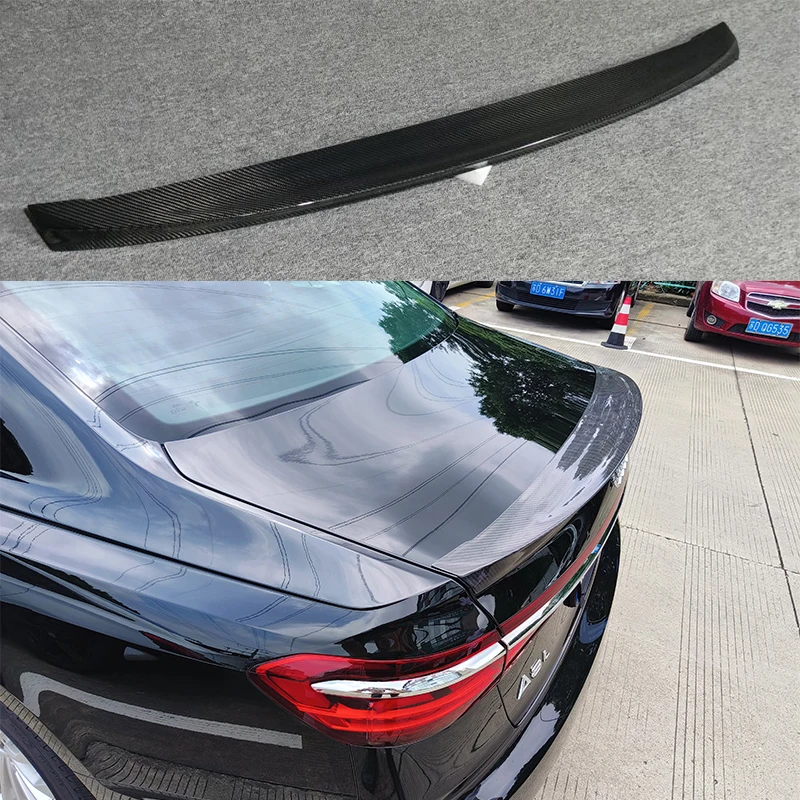 A8 Dry Carbon Fiber Rear Trunk Spoiler Wing for Audi A8 S8 S-Line 2019UP Car Accessories