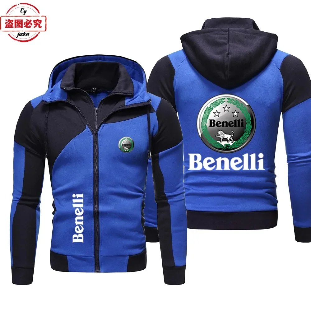 Benali Motorcycle Logo Motorcycle Jacket Racing Suit Loose Men's Top Casual Sweater Hoodie Group Suit