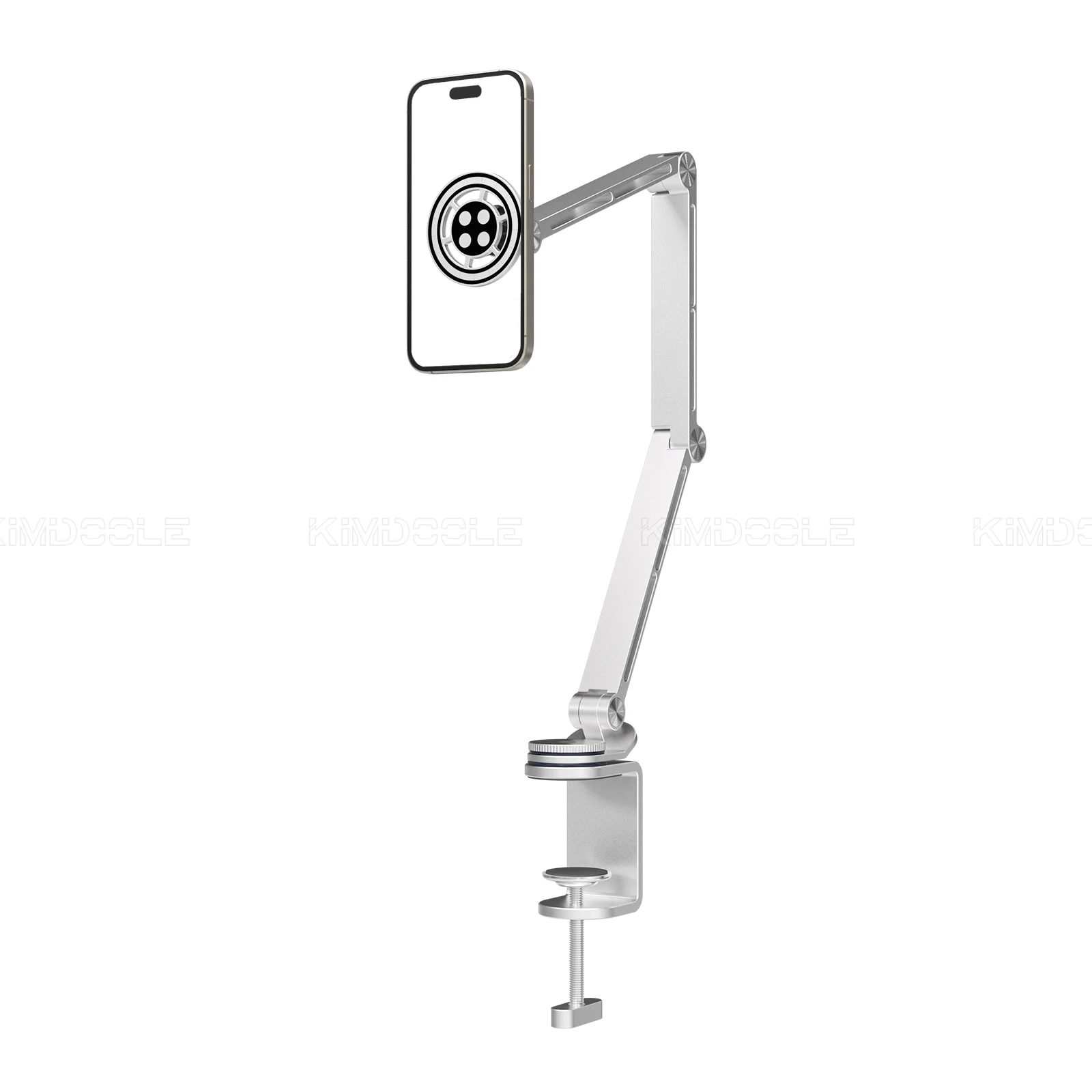 Lange armstandaard voor monitorstandaard iPad Galaxy Tablet Kindler Tablet Bureauhouder Magnetische bedtelefoonstandaard Clip Mount