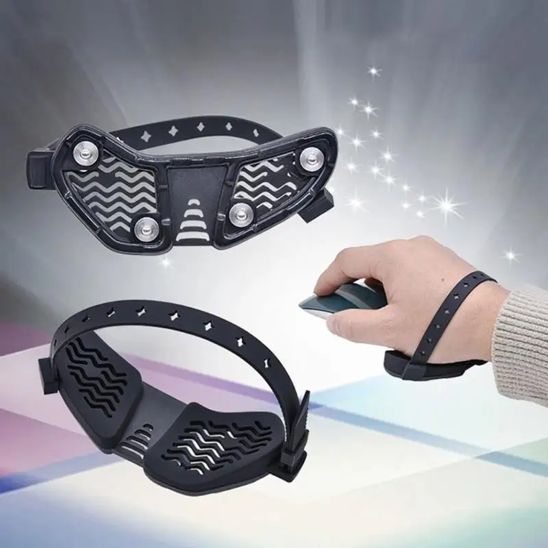 

Comfortable Silicone Wrist Cushion Mouse Pad For Office Work Ergonomic Wrist Rest for Right Handed with Silicone Strap H8WD