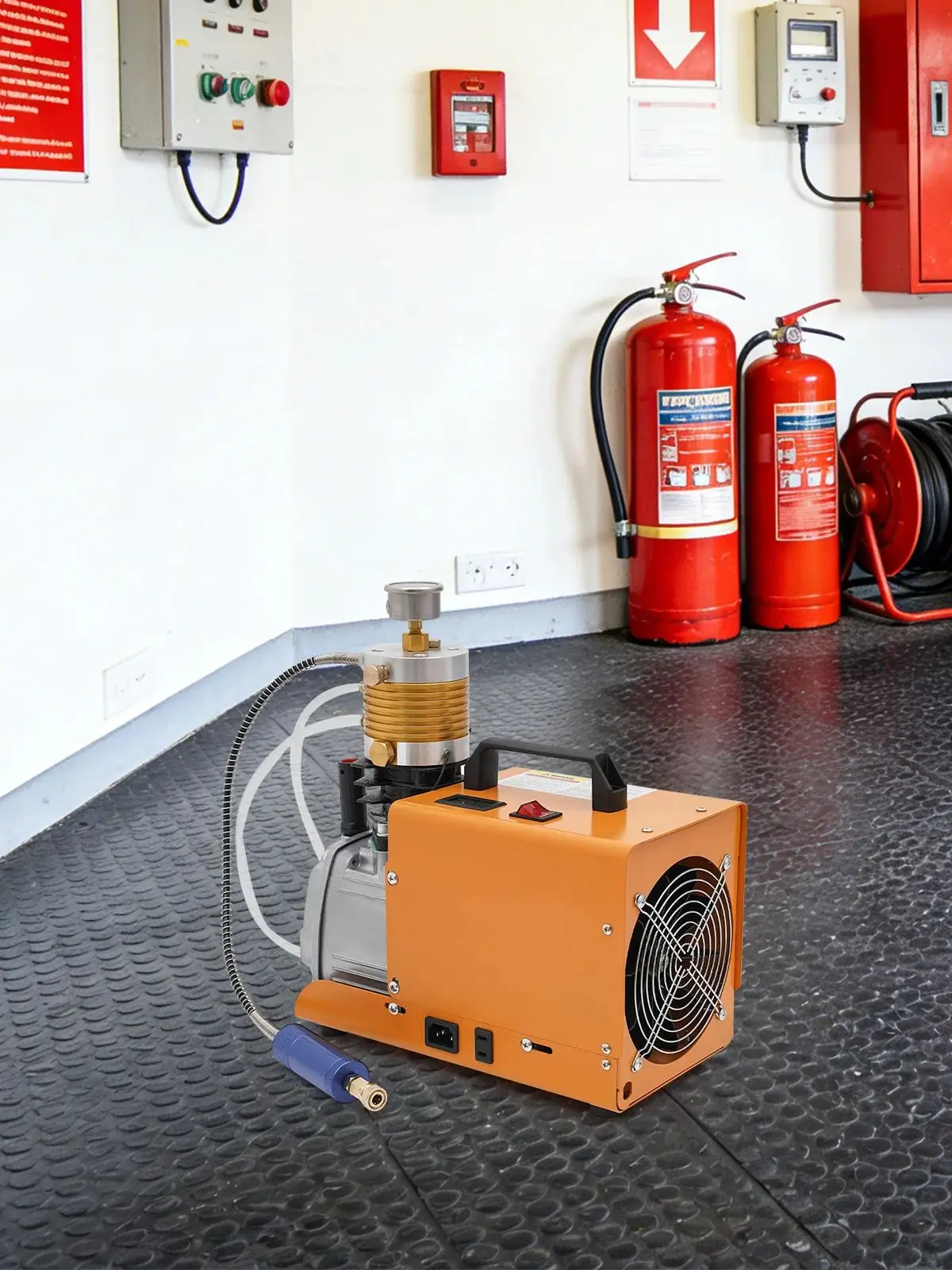 Hogedruk luchtpomp, PCP luchtcompressor 30MPa 2800RPM, elektrische luchtcompressorpomp 1,8KW met EU-stekker - afbeelding 2