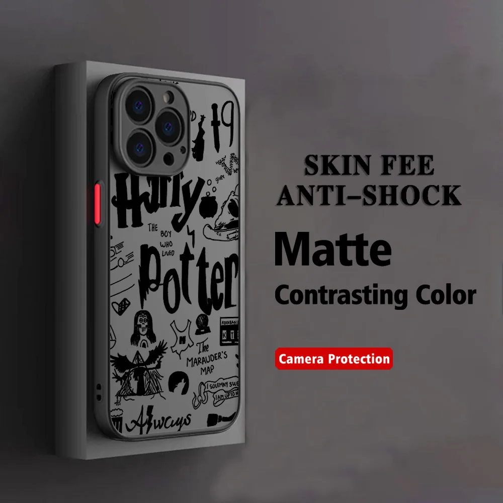 HOT Art Potters Wand Harries Phone Case For iPhone 17e 17 16e 16 15 14 13 12 11 Mini Pro Air  Max X XR XSMax Plus Matte Clear view 2