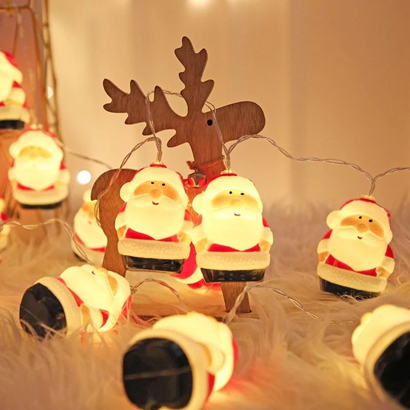 New-Light Santa's Headlight Kit Christmas Senior Decoration Fairy Tale Children Room Decoration