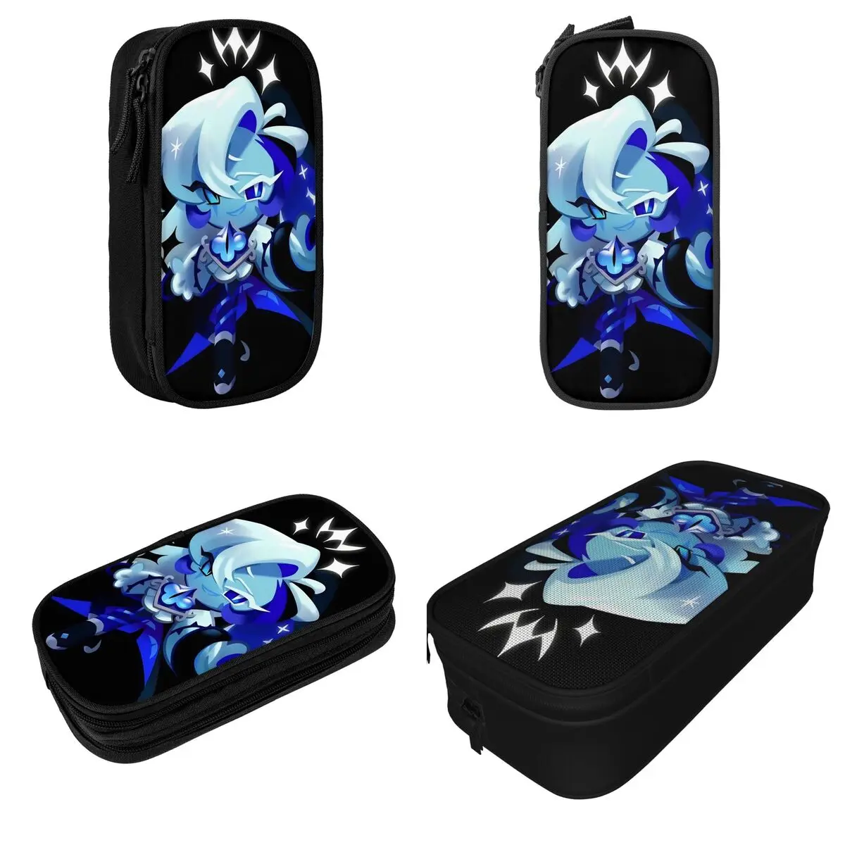 Cute Shadow Milk Cookie Run Kingdom Game Pencil Cases CRK Cartoon Pen Holder Bag Girl Boy Large Storage School Pencilcases