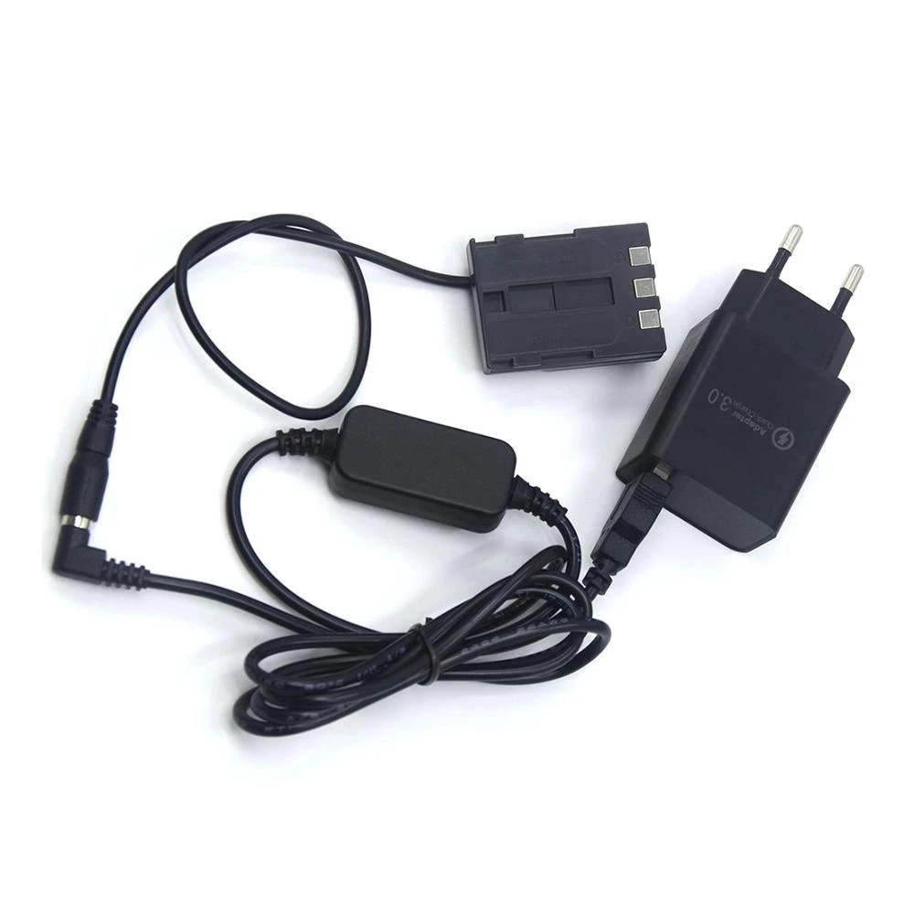 Qc Charger Usb Dc Cable Dr-20 Coupler Nb-2lh Dummy Battery For Canon G7 G9 S80 Eos 350d 400d Digital Rebel Xt Xti S40 S45