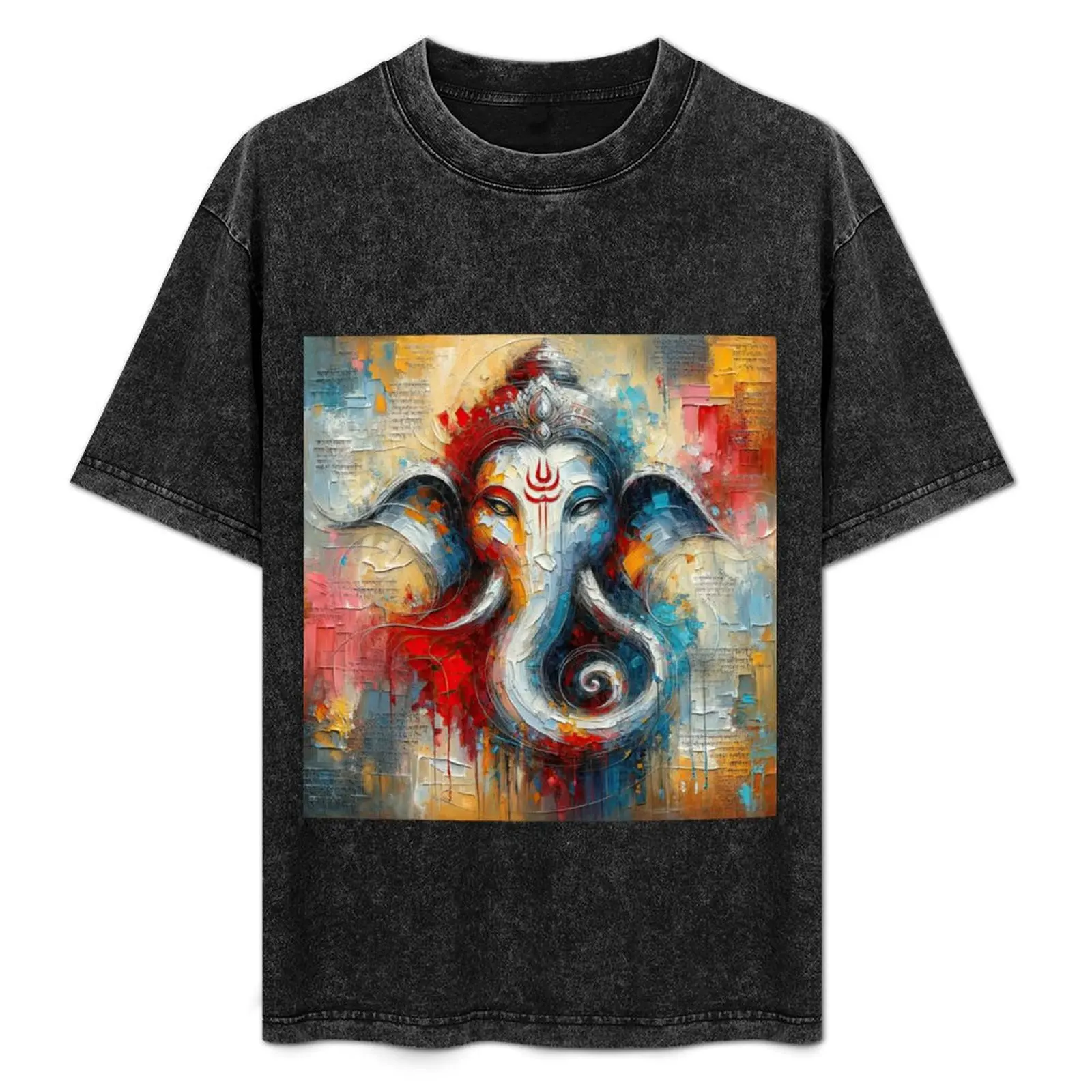 

Abstract Sacred Spirit T-Shirt Basic Regular Fit Casual T-Shirt