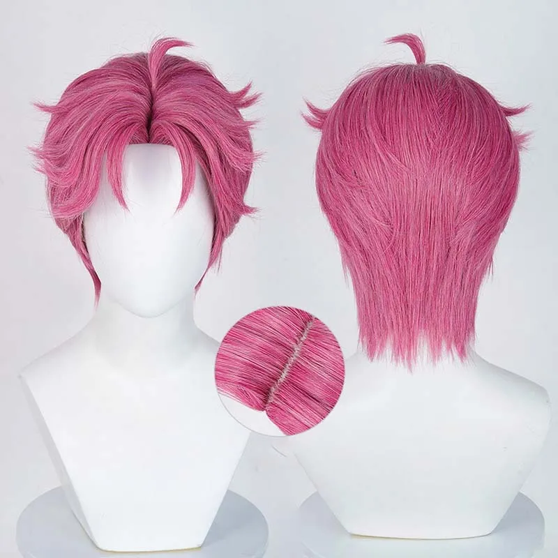 Saja Boys Jinu Baby Abby Romance Cosplay Perücken Kpop Demon Anime Kurzes Haar für Männer 2025, Filmjäger-Zubehör
