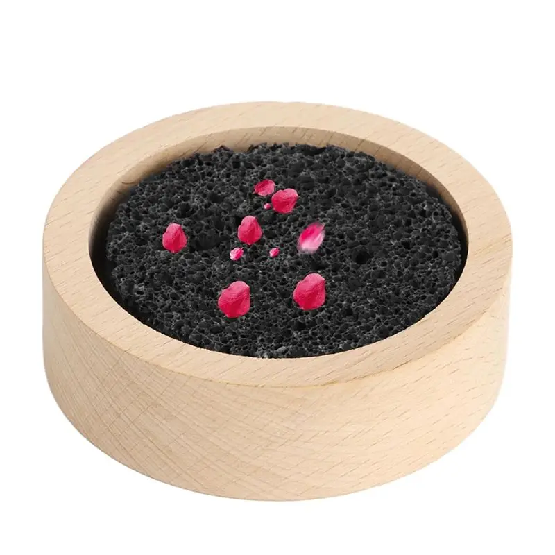 J1UL1N Wood Lava Rock Essential Oil Diffuser Natural Aromatherapy For Sauna, Office, Bedroom, Bathroom For Home, Offices, Yoga,