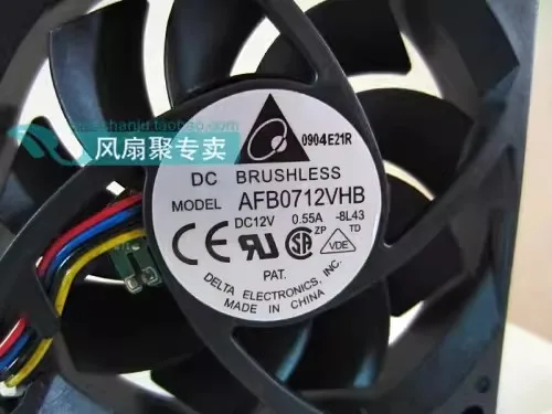 Free shipping, brand new original 7CM 7015 AFB0712VHB 4-pin PWM 12V0.55A CPU cooling fan