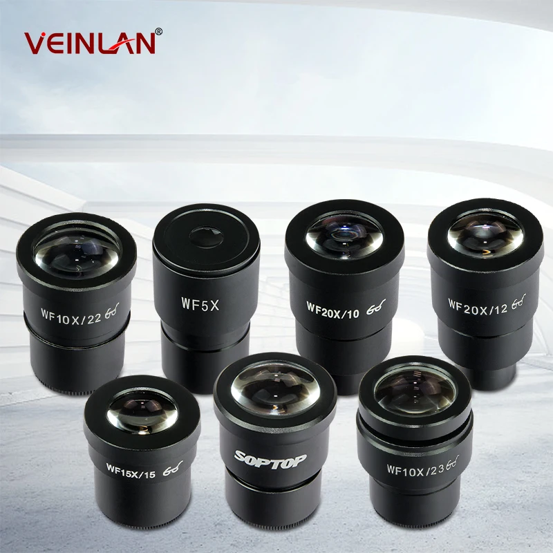 

Stereo Microscope Eyepiece Wf5Xwf10Xwf15Xwf20X, Interface 30mm, Large Field of View Wide Angle Eyepiece