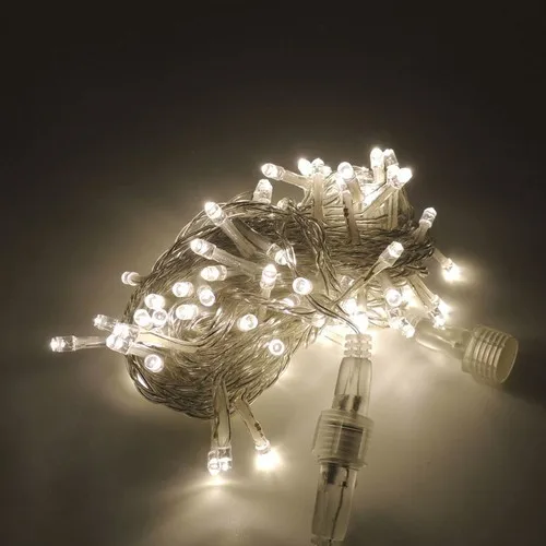 Sunlight Indoor LED Lighting Transparent Cable 10M Tree Işığı 100L Rope Christmas Ornament