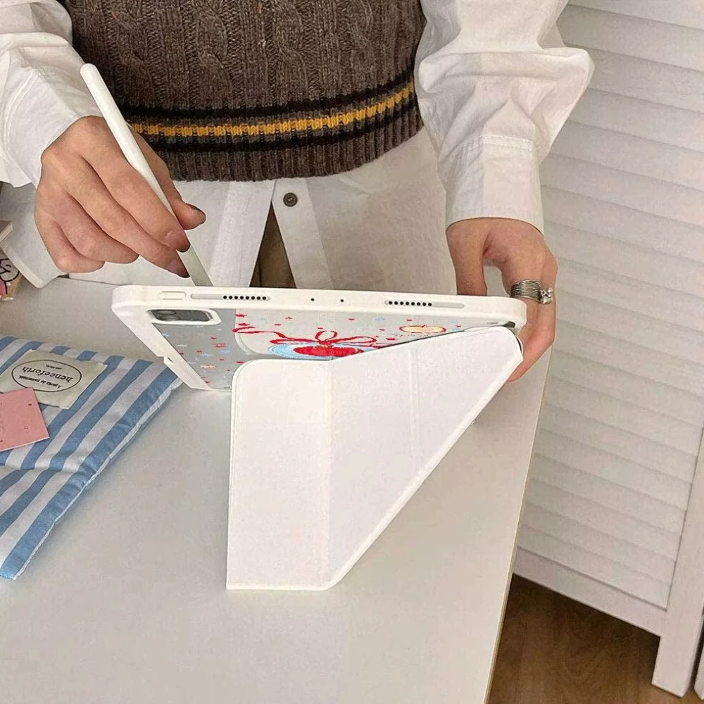 حافظة لجهاز iPad A16 11th 2025 10.2 9th 8th 7th Generation Pro 11 13 2024 12.9 غطاء حامل القلم الرصاص Funda لجهاز iPad Air 5 4 13 11 1 2 #5