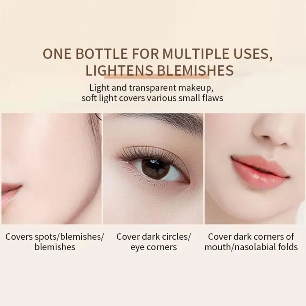 Concealer Cover Face Acne Marks Freckles Spots Dark Circles Waterproof Lasting Concealer Cream