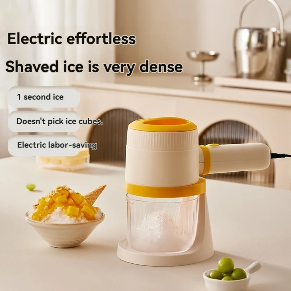 Máquina Eléctrica para Triturar Hielo, Máquina Portátil para Hacer Granizados y Conos de Nieve, Herramienta Multifuncional para Hacer Smoothies Caseros para el Hogar y la Cocina