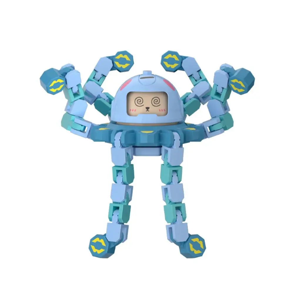 Plastics Mechanical Luminous Gyroscope Robot No Resistance Fingertip Versatile Chain Glow in Dark Manual