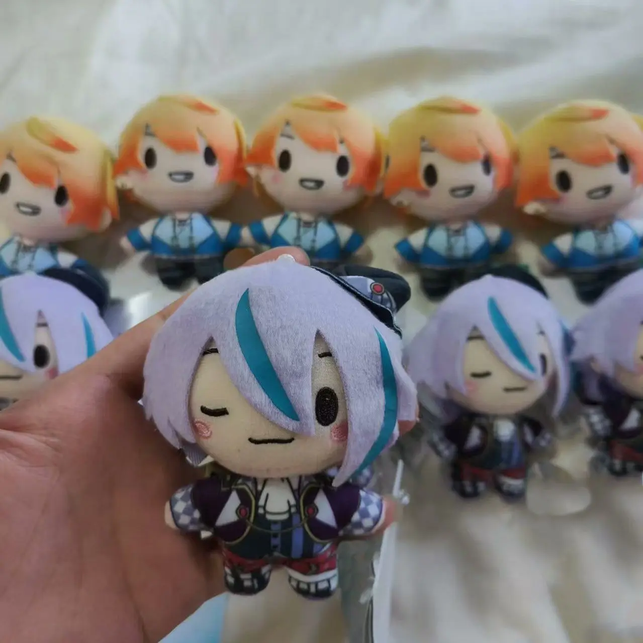 

10cm Pjsk Plush Keychain Project Sekai Tenma Tsukasa Stuffed Plushies Bag Pendant Kamishiro Rui Kawaii Plush Doll Toy Gift