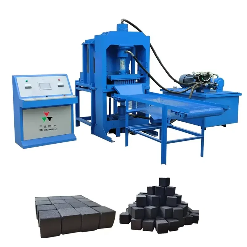 2026 CE China Supplier BBQ Hydraulic Shisha Charcoal Press Machine Hookah Cubic Charcoal Compress Making Machine