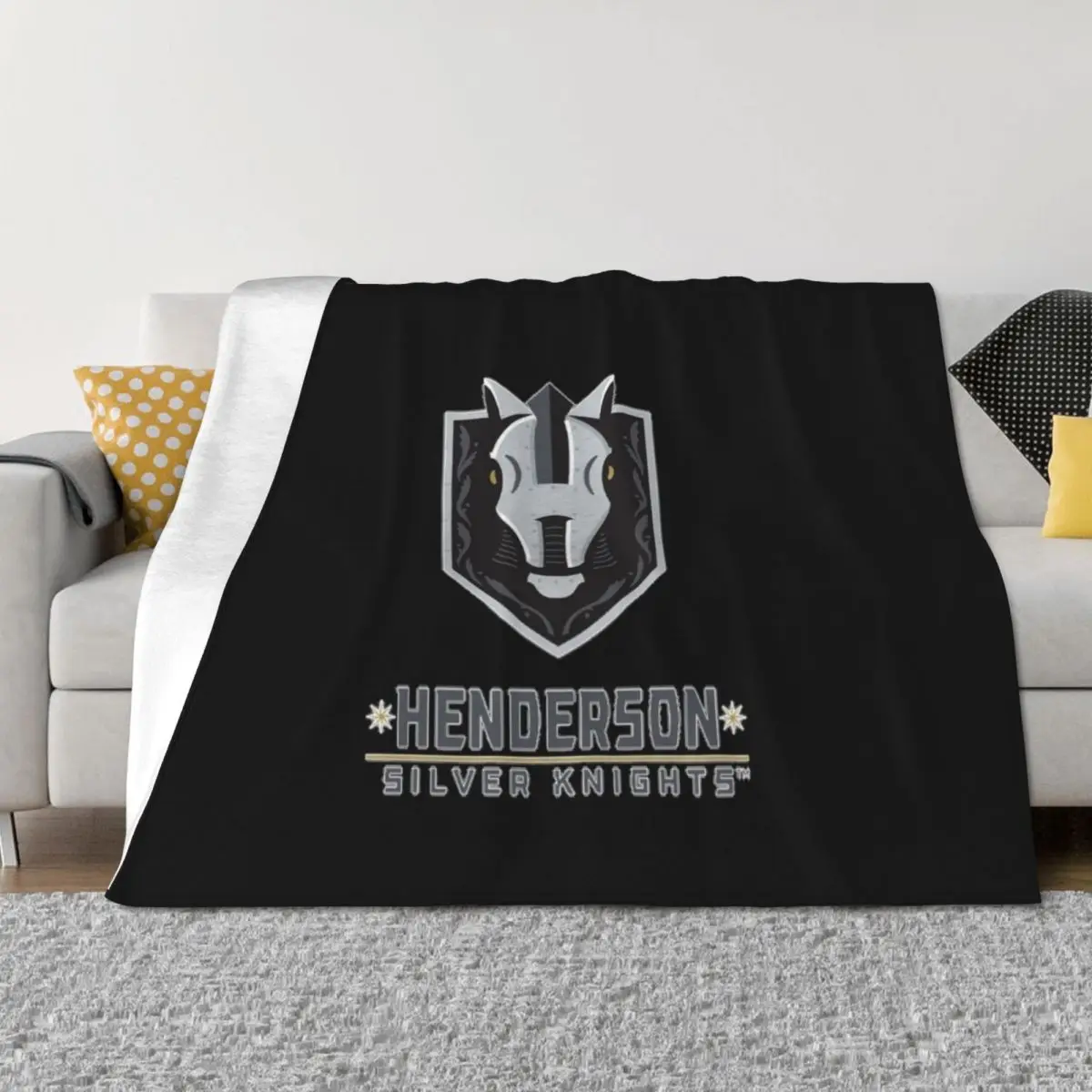 henderson silver knights Classic T Shirt Throw Blanket Sofas Nap Decorative Sofas Blankets For Bed Blankets