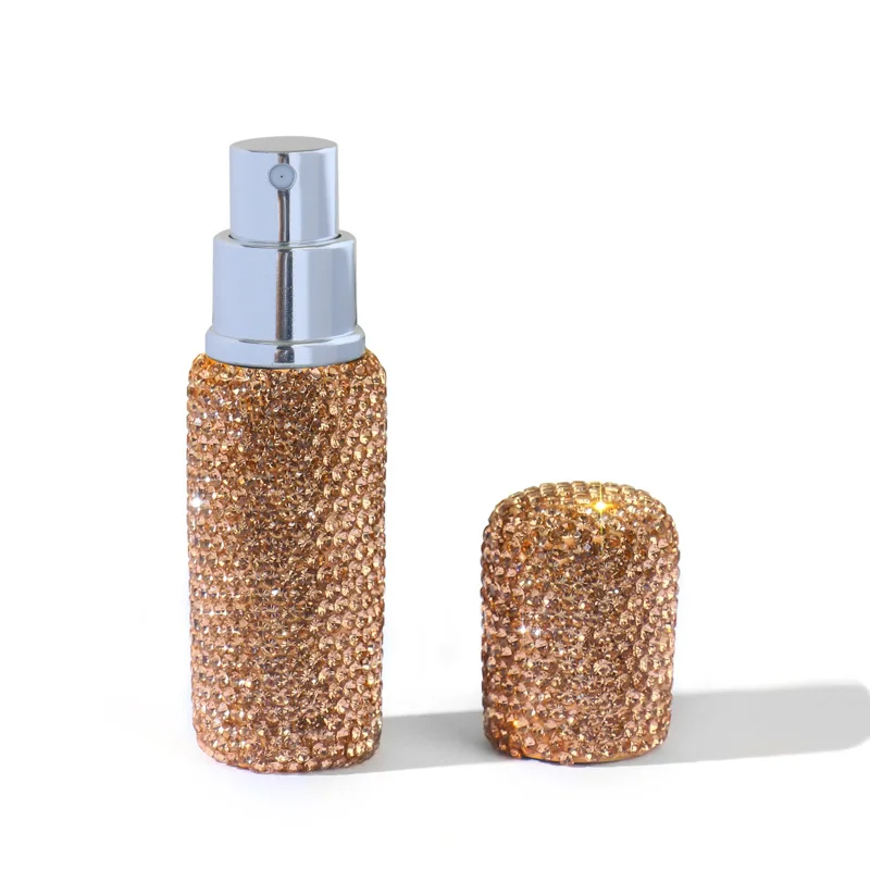 10ml Portable Mini Diamond Refillable Perfume Bottle Spray Pump Empty Cosmetic Containers Atomizer Sample Vials For Travel