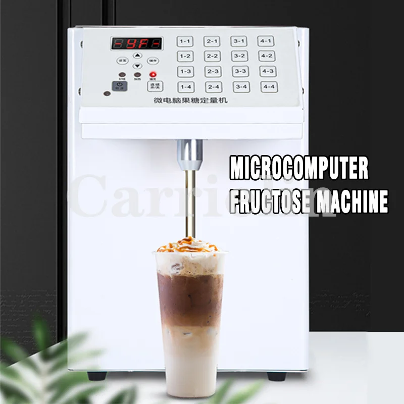 Fructose Machine Commercial Milk Tea Shop Equipment Complete Set 16 Grid Fruit Powder Quantifier Automatic Fructose Quantifier