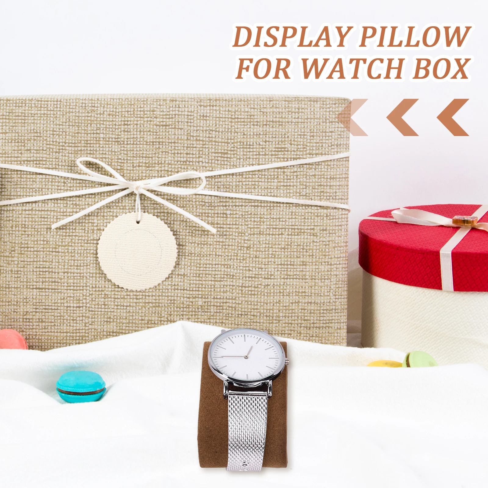 

6Pcs Bracelet Display Pillow Compact Watch Cushions for Jewelry Store Counter Museum Display Accessories Holder