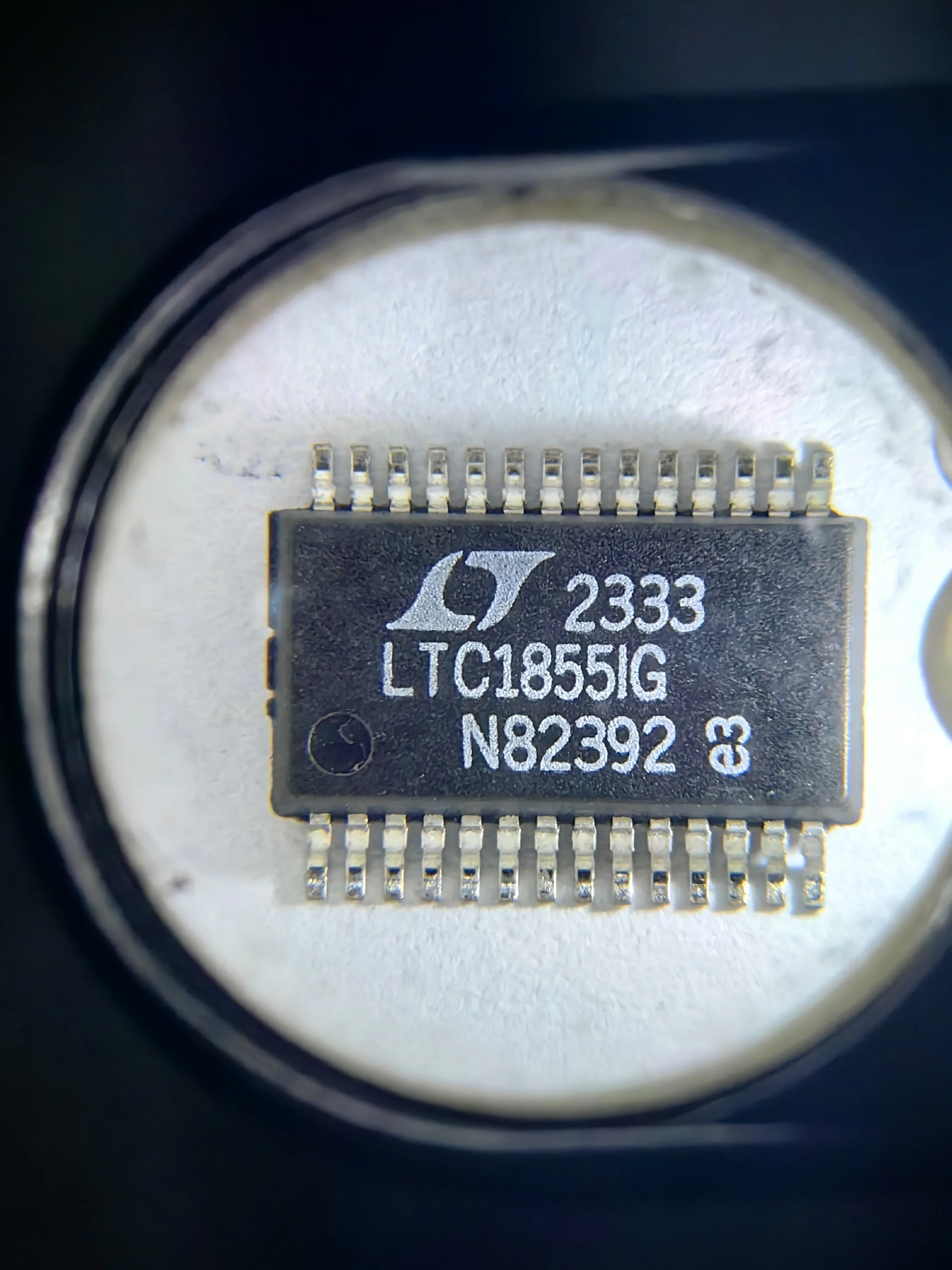 LTC1855CG LTC1855IG LTC1855 - 8-Channel, +-10V Input 14-Bit, 100ksps ADC Converter with Shutdown