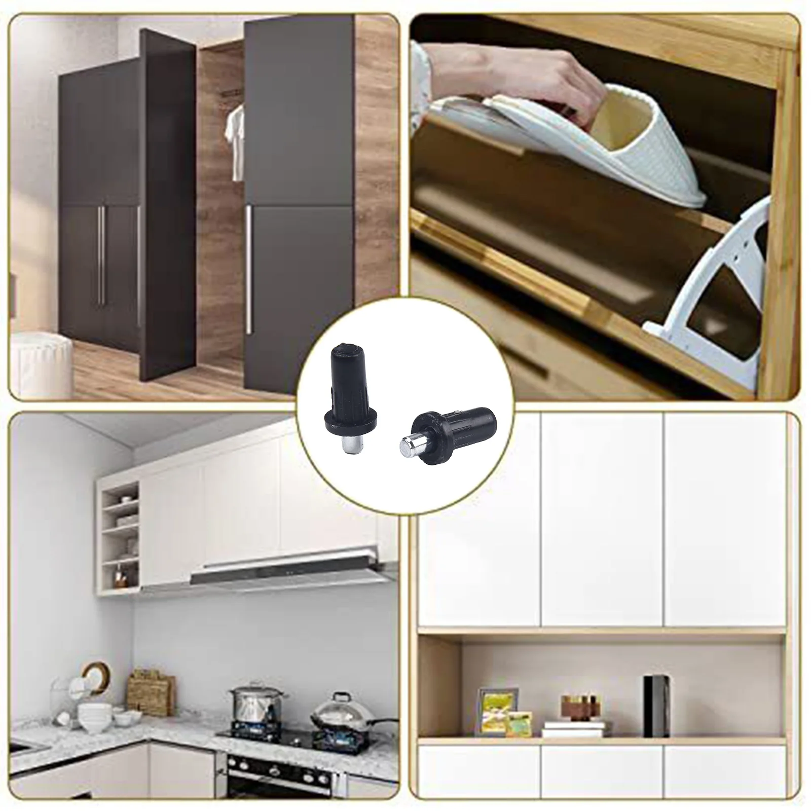 Cabinet Door Repair Pins Kit Damper Bookshelves Loaded Pins Package Content Pcs Shutter Repair Spring Specifications Usage