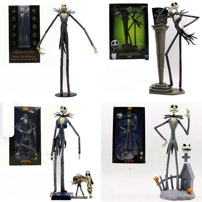 30-33cm Jack Skellington Pendant The Nightmare Before Christmas Movies Halloween Decoration Party Ornament Xmax Halloween Gift