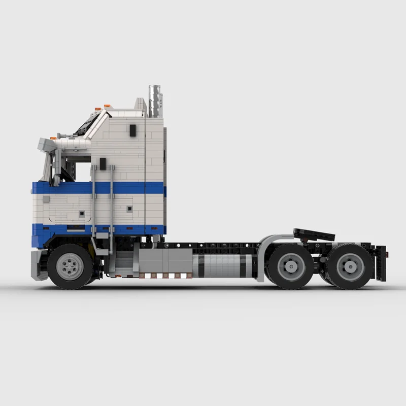 2848 PCS Speed Hypercar K100 6X4 semi truck(tractor) MOC Customize Modular Building Block Brick Kids DIY Assembly Toy Gift