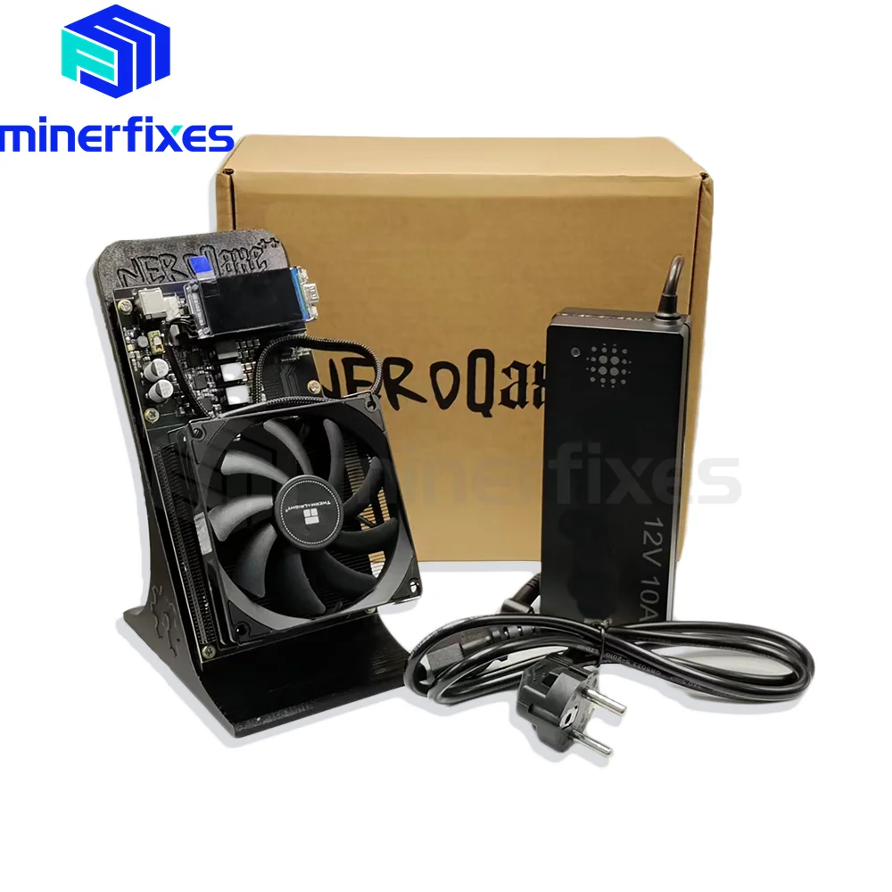 جهاز تعدين بيتكوين الأكثر مبيعًا BTC BCH NerdQaxe 4.8TH/s 75W Solo Miner BTC، SHA-256 مع ضمان 120 وات PSU180