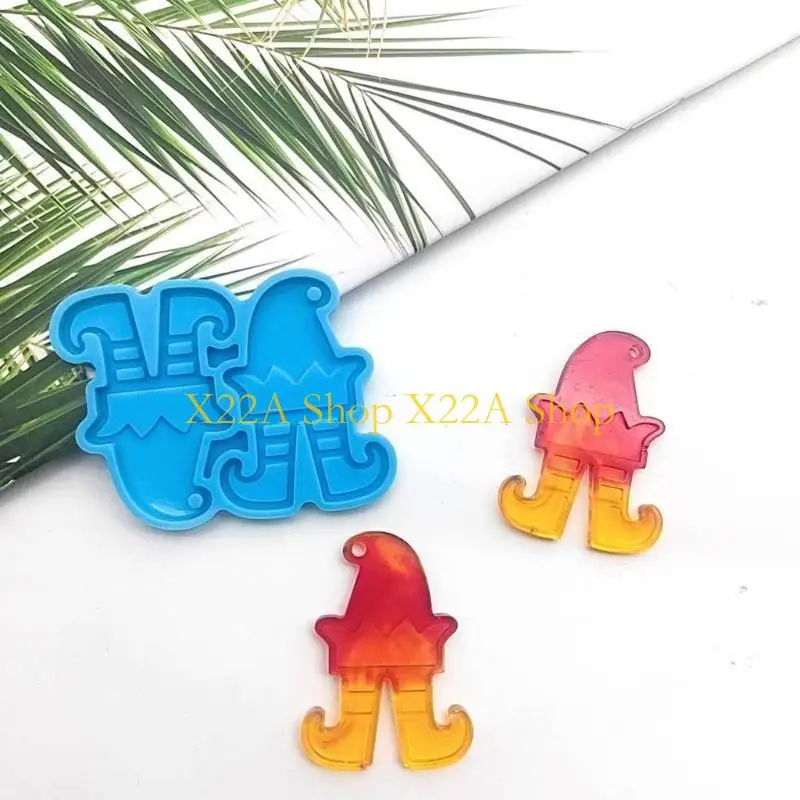 

Уникальные DIY эпоксидные рождественские серии ювелирных изделий для ушей, украшения для изготовления смолы, литейные формы