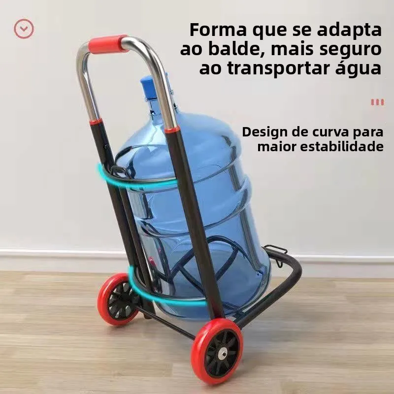 foldable-stainless-steel-hand-pulled-shopping-cart-portable-water-bucket-small-trolley-for-home-vegetable-buying-and-shopping