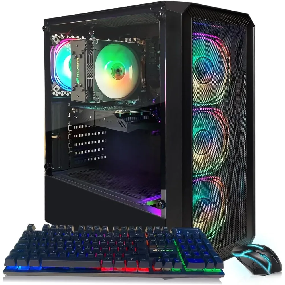 كمبيوتر مكتبي للألعاب، الجيل الثالث عشر Intel Core i5-13400F حتى 4.6G، GeForce RTX 3050 6G، 16G DDR4، 512G SSD