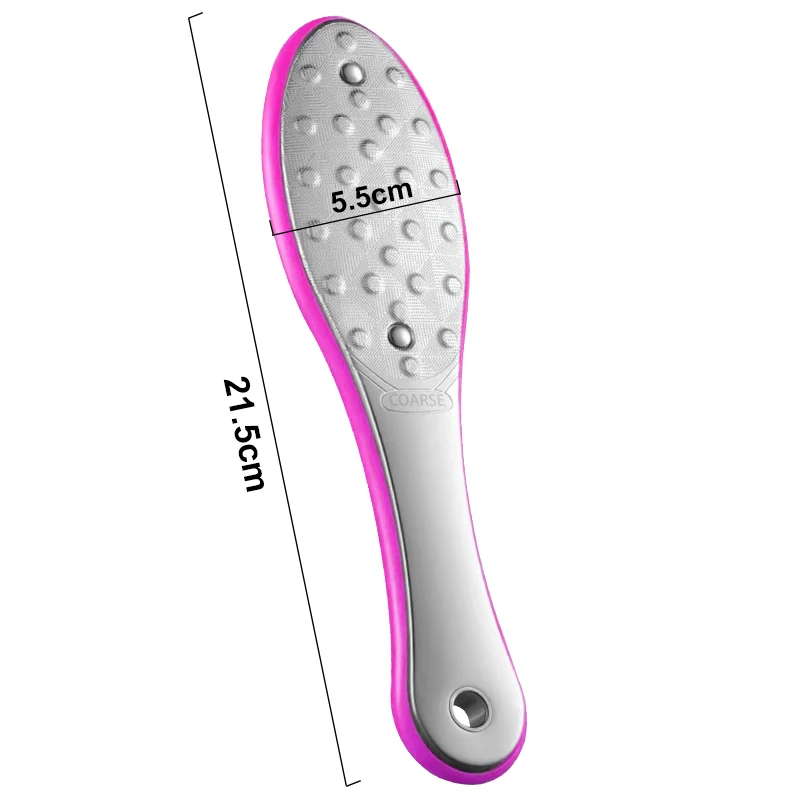 1 قطعة الفولاذ المقاوم للصدأ القدم المتقلب الكالس ومطحنة الجلد لتقشير الأظافر إزالة الجلد الميت الكالس فرك ملف القدم #6