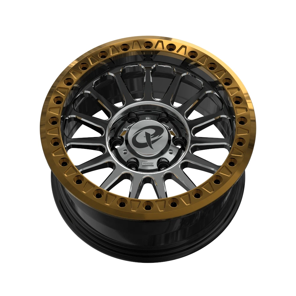 [4X4 Wheel]16 17 Inch Off-road Wheel  Custom 6 Hole Bead Lock Forged Wheel