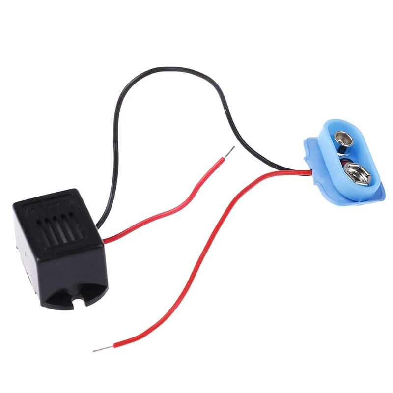 Mechanical buzzer 9V with lead vibrating 22x16x14mm battery holder