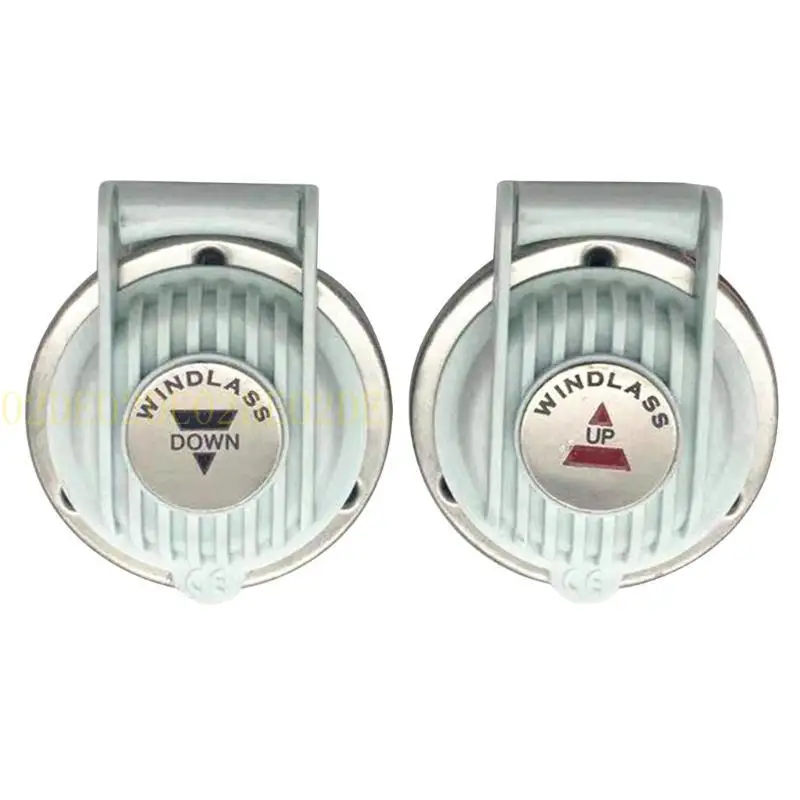 

02DE 1 Pair Winch Foot Switch for Boat Marine 12V 24V Windlass Foot Switch Up and Down Boat Ship Winch Switch