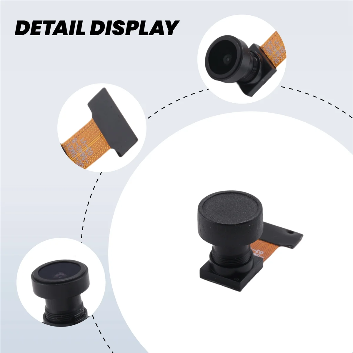 OV5640 Camera Module for ESP32-CAM Soft Board 5 Million Pixels High Definition Auto Focus 24PIN 0.5MM Pitch(C) A001