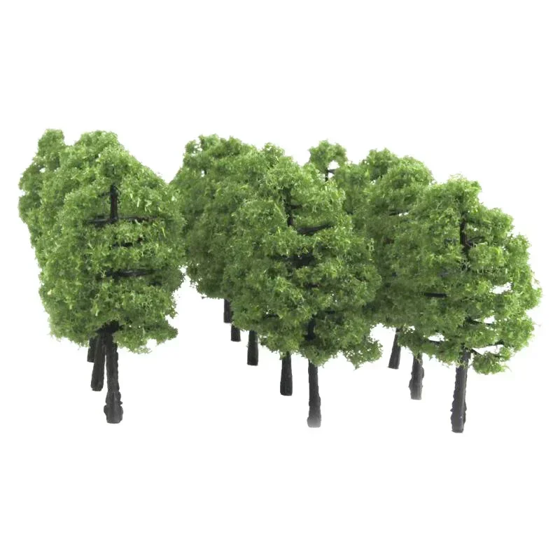20 pz Modello di Alberi Albero Artificiale Treno Ferrovia Paesaggio Architettura Albero 1:100 FAI DA TE Modello di Plastica Paesaggio Ferrovia Decorazione
