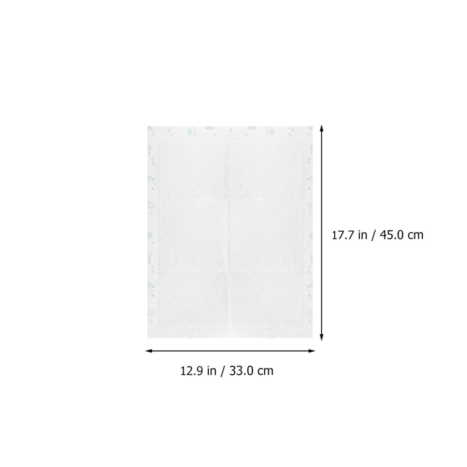 20 قطعة منصات الطفل القابل للتصرف تحت منصات حفاضات لينة ماصة لتغيير حفاضات الطفل مريحة الجلد آمنة تغيير الوسادة بطانات